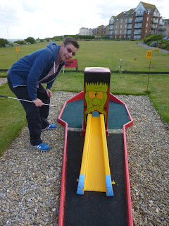 Crazy Golf at the North Marine Putting Greens in Bridlington