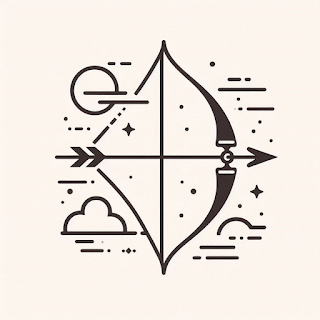 Plain Image of Bow and Arrow