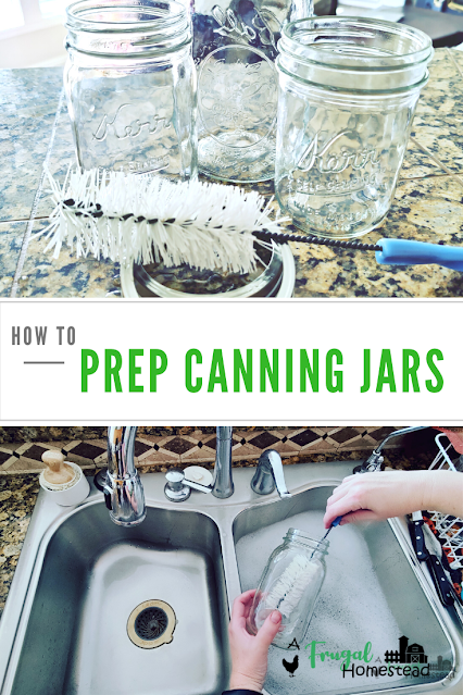 Keeping your home canned food safe is essential and learning  how to prep jars for canning is the first step.