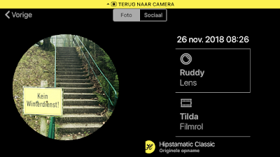 Schermafbeelding Hipstamatic-instellingen Ruddy + Tilda