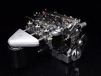 Jaguar XKE - E-type Revell 1/8 Monogram engine
