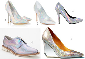 hologram shoes, holographic shoes