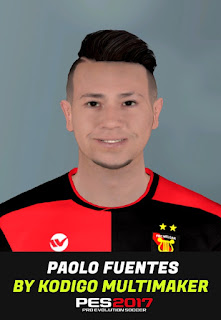 PES 2017 Faces Paolo Fuentes Varcárcel by Kodigo