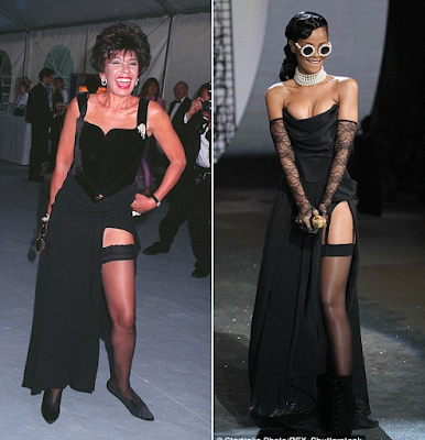 The slit and cleavage copied by Riri