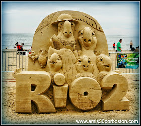 Revere Beach 2014 National Sand Sculpting Festival: Escultura del Sponsor 