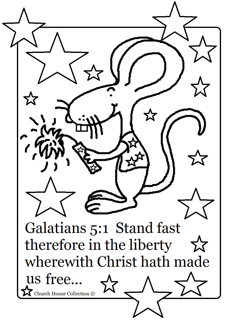 Church Coloring Page