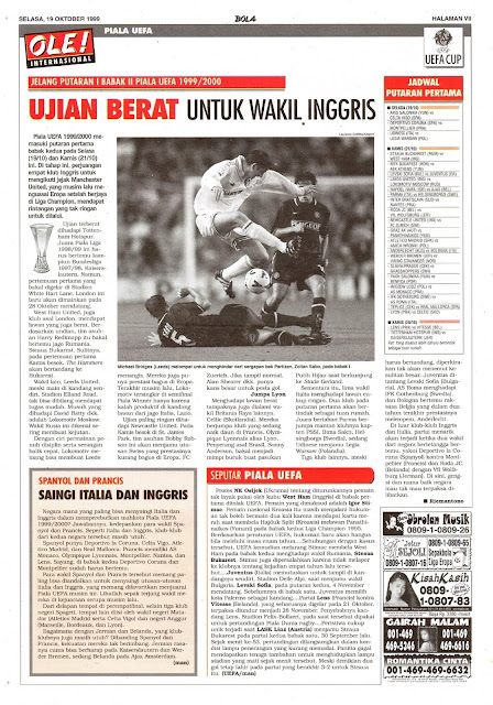 PUTARAN I BABAK II PIALA UEFA 1999/2000