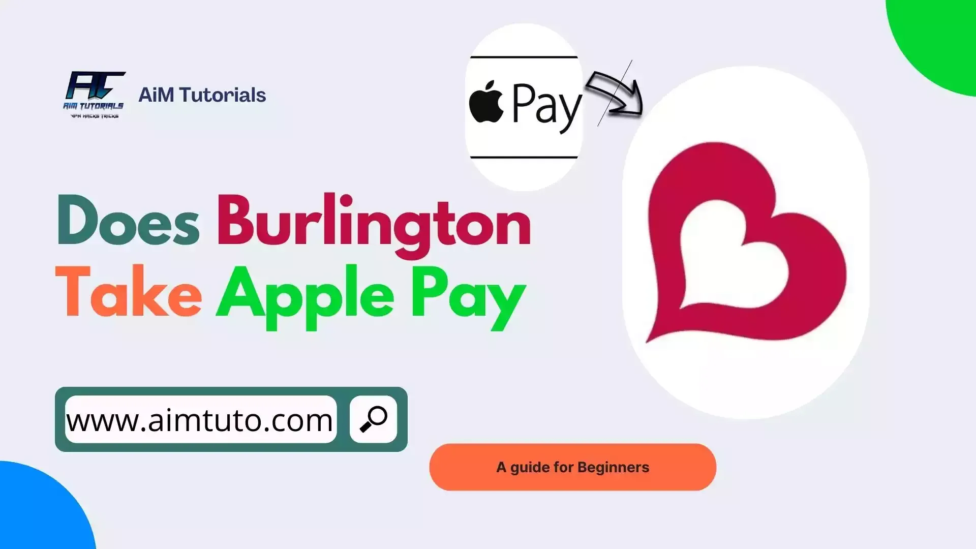 does burlington take apple pay