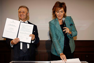 Firma Giorgina Gallo e Corrado Clini