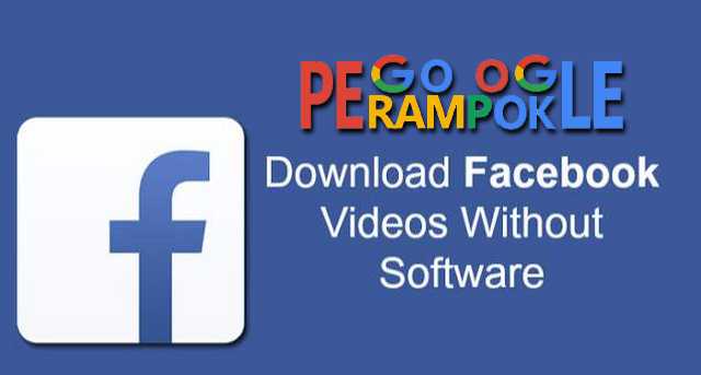 Cara paling gampang download video di facebook tanpa software apapun