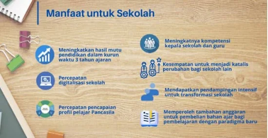 Program Sekolah Penggerak berfokus pada peserta didik dengan mengembangan hasil belajar siswa secara holistik,  mencakup kompetensi literasi, numerasi dan karakter, dengan  diawali Sumber daya manusia yang berkukalitas baik kepala sekolah maupun guru.  Program Sekolah Penggerak merupakan penyempurnaan dari program sebelumnya yaitu program transformasi sekolah.   Program Sekolah Penggerak akan mengakselerasi sekolah negeri/swasta di seluruh kondisi sekolah untuk bergerak 1-2 tahap lebih maju. Program dilakukan bertahap dan terintegrasi dengan ekosistem hingga seluruh sekolah di Indonesia menjadi Program Sekolah Penggerak. https://sekolah.penggerak.kemdikbud.go.id/programsekolahpenggerak/