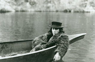 Johnny Depp as William Blake takes a psychedelic boat ride, Dead Man, Directed by Jim Jarsmusch