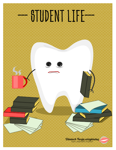 Funny teeth student life, exams