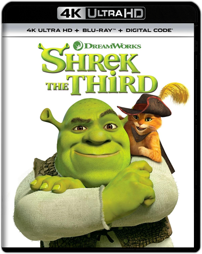 Shrek the Third (2007) 2160p HDR BDRip Dual Latino-Inglés [Subt. Esp] (Animación. Comedia)