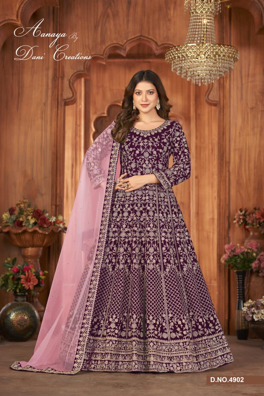Aanaya Vol 149 Dani Creation Anarkali Salwar Suits Manufacturer Wholesaler