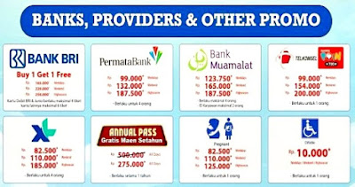 PROMO BANKS DAN PROVIDERS JUNGLELAND OKTOBER 2017