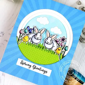 Sunny Studio Stamps: Spring Greetings Easter Wishes Spring Themed Spring Greetings Card by Rachel Alvarado