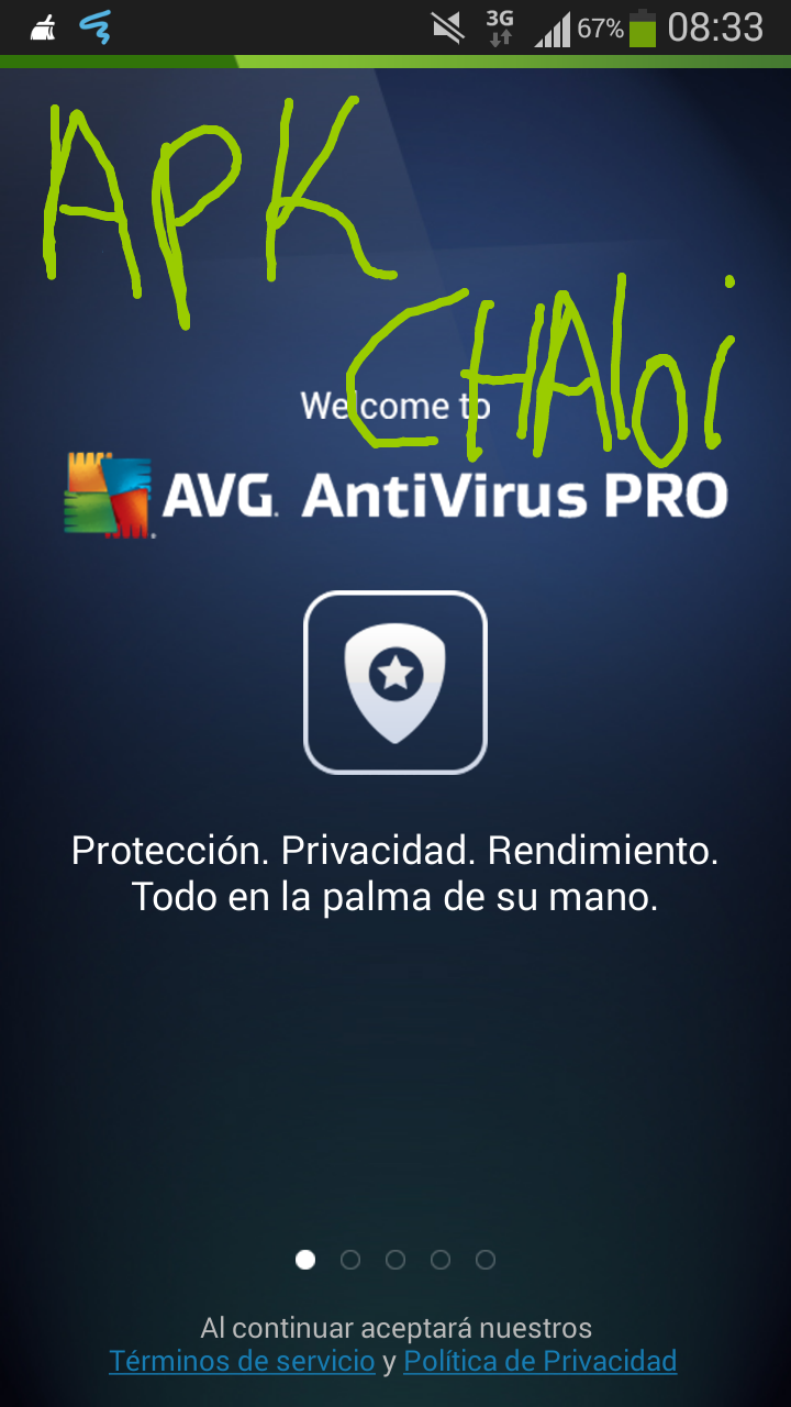 Apk Chaloi: AVG Antivirus PRO v4.0.0.1