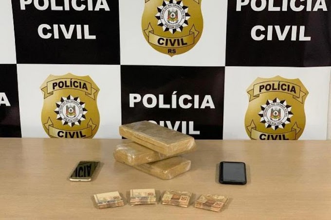 Polícia realiza duas prisões em flagrante por tráfico de drogas em Gravataí