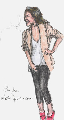 fashion illustration by Liz Blair