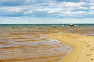 Beach at "The Shallows", Whitefish Bay, MI