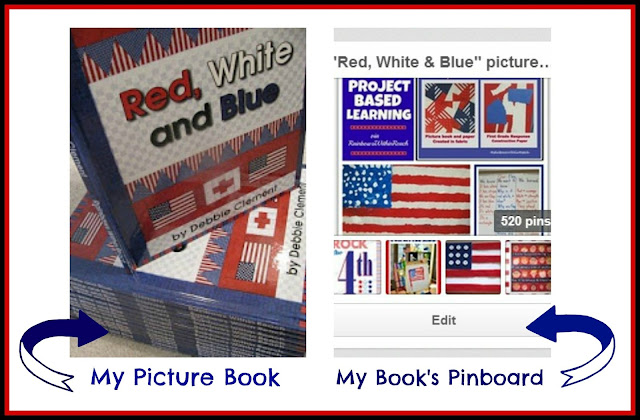 photo of: "Red, White and Blue" Picture Book and Pinterest Support Board at RainbowsWithinReach