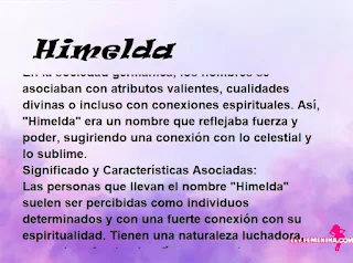 significado del nombre Himelda