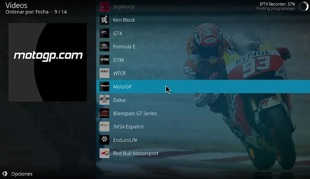 MOTOR99 KODI ADDON