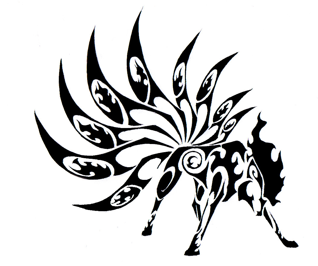 Tribal Tattoo Ninetales - Zisya Art