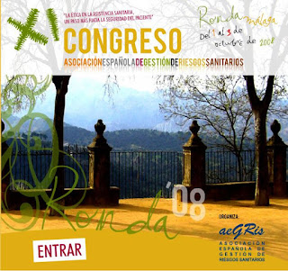 Cartel del XI Congreso de AEGRIS, Ronda 2008