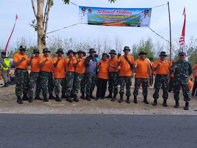 Kodim Karanganyar - Bati Wanwil Koramil 01 Karanganyar Ikuti Napak Tilas Perjuangan Raden Mas Said