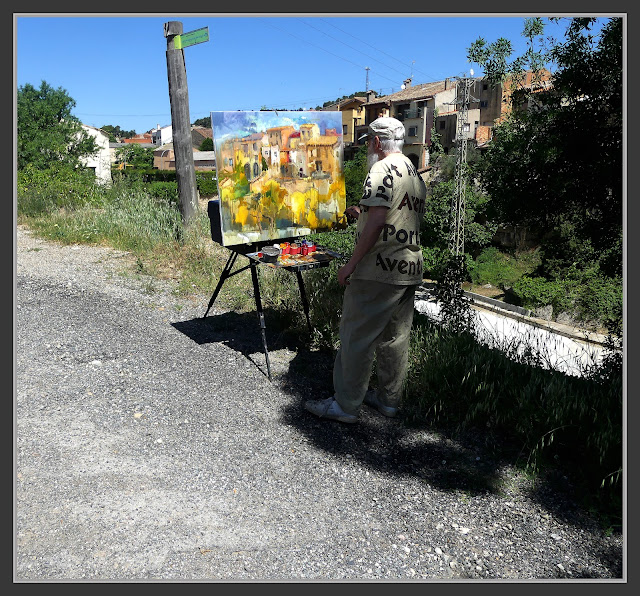 VIMBODÍ-PINTURA-PINTANT-PAISATGES-POBLES-CONCA DE BARBERÀ-TARRAGONA-PINTOR-ERNEST DESCALS