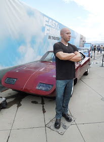 Vin Diesel waxwork 1969 Dodge Charger Daytona Fast Furious 6