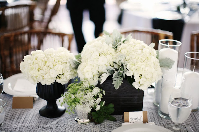 Hydrangea Wedding Centerpieces