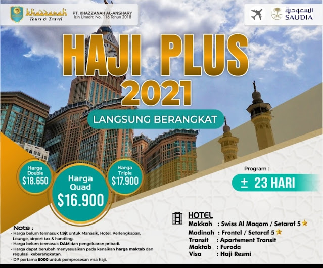 Paket Haji ONH Plus 2021