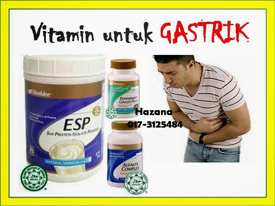 3 PILIHAN TOP VITAMIN SHAKLEE UNTUK HILANGKAN GASTRIK