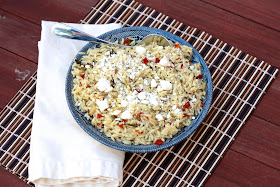 Orzo with Sun-dried Tomato and Basil