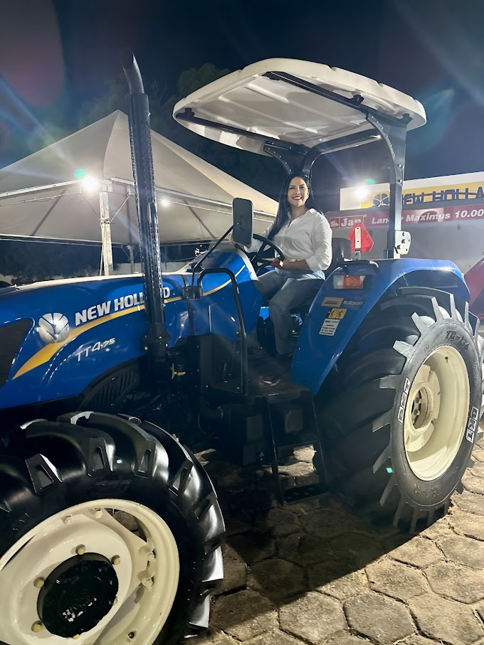 Apoiadora do agronegócio Cristiane Lopes participa da 34ª Expoagro em Rolim de Moura