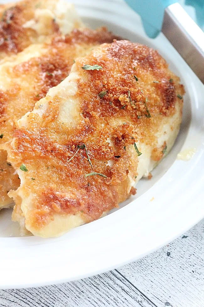 Baked Parmesan Crusted Chicken- Recipes My Mom Gave Me