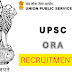 The Union Public Service Commission (UPSC) ORA Recruitment 2025 - 462 Posts, Apply Online Now