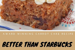 AWARD WINNING CARROT CAKE RECIPE – BETTER THAN STARBUCKS