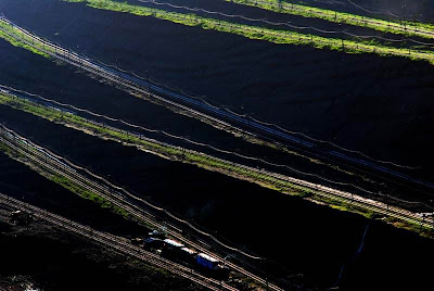 World�s Largest Artificial Pit -West Open Pit of Fushun Coal Mine 