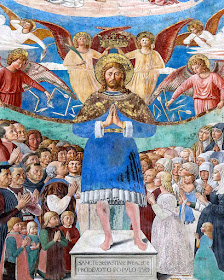 São Sebastião, vencedor das epidemias. Igreja de Sant'Agostino, San Gimignano, Itália (detalhe).