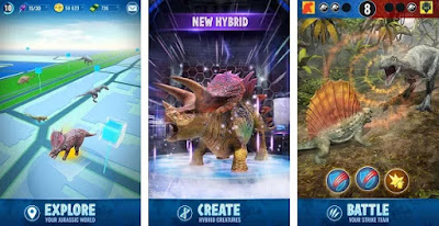 Free Download Jurassic World Alive MOD APK  Jurassic World Alive MOD APK 1.4.11 For Android Update Terbaru (Infinite Battery)