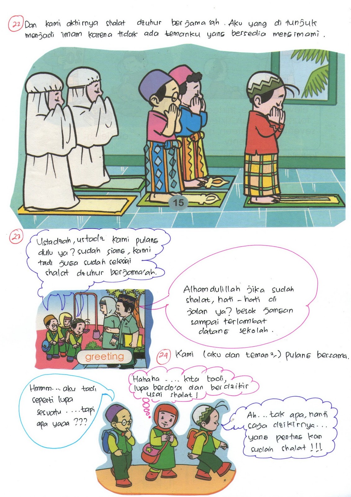 Pendidikan Muslim  Komik  Anak  Sholeh