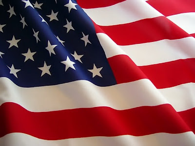 american flag. american flag waving. we see a