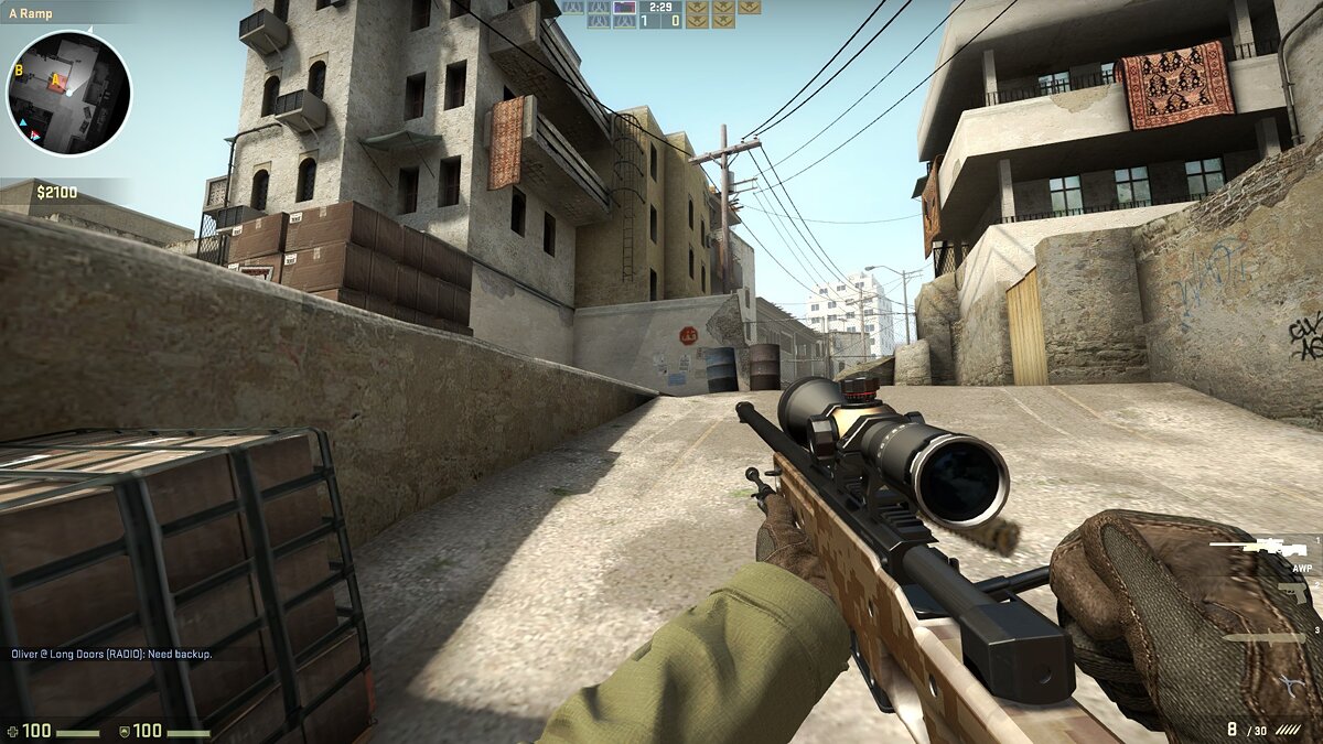 The first version of Counter-Strike: Global Offensive
