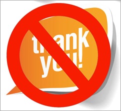 Thank You - Not