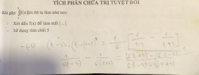 Chuyên đề tích phân luyện thi đại học buộc phải nhớ công thức tích phân