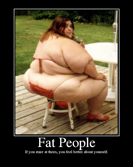 fat people eating fast food